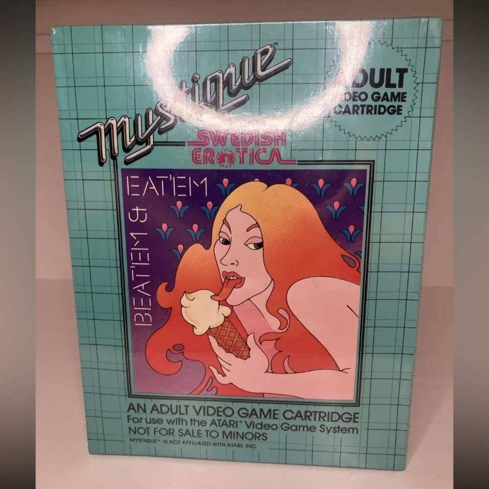 Mystique Beat’em & Eat’em 1982 Atari 2600 Adult Video Game Sealed Rare